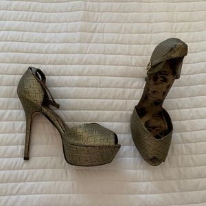 Sam Edelman - 7 1/2 - Marina in metallic gold/black
